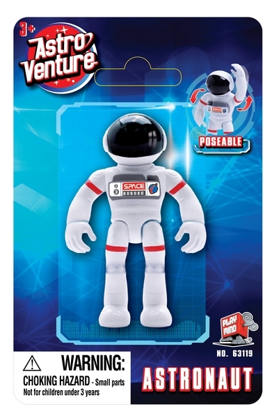 Ігровий набір Astro Venture Astronaut Figure, білий (63119) - Pampik - 2