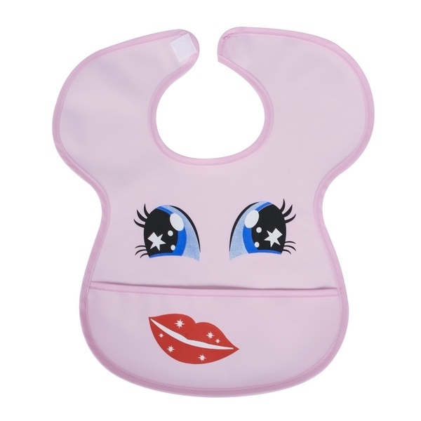 Слинявчик-фартух Sevi bebe рожевий (22) - Pampik