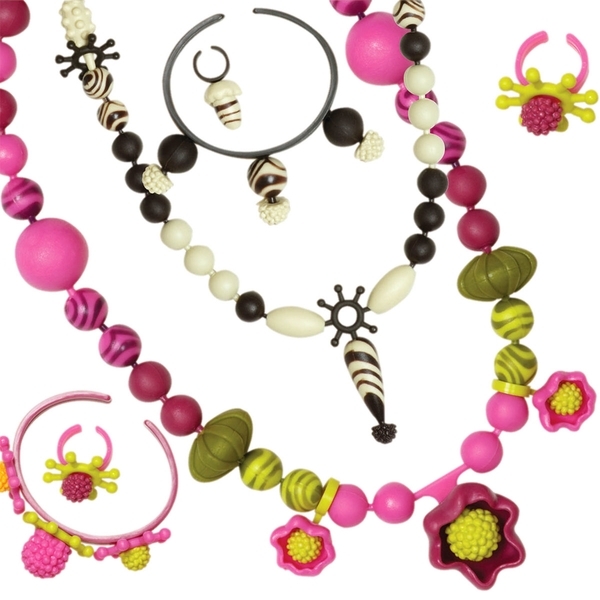 Набор для изготовления украшений Battat Поп-Арт, в банке, 300 деталей (BX1254Z) - Pampik - 5