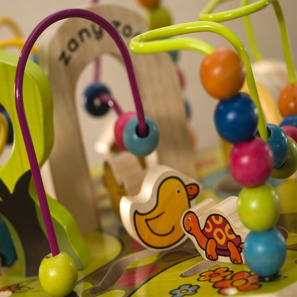 Розвиваюча дерев'яна іграшка Battat Зоо-куб - Pampik - 6