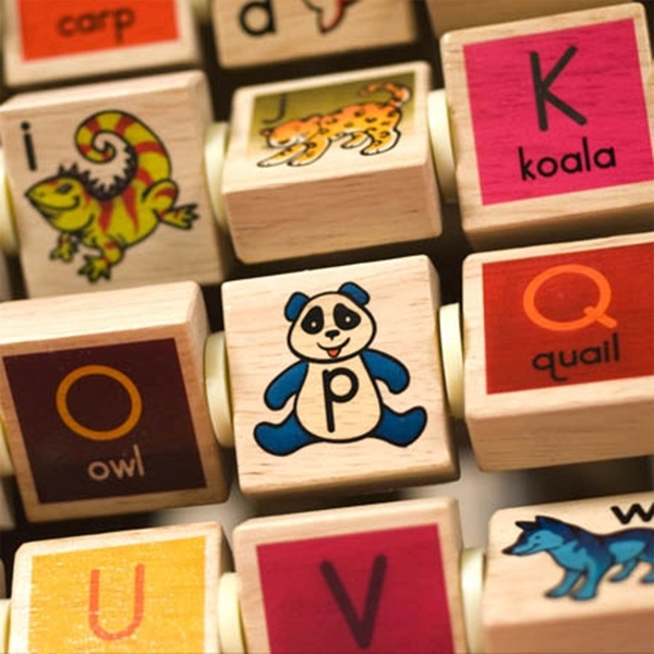 Розвиваюча дерев'яна іграшка Battat Зоо-куб - Pampik - 7