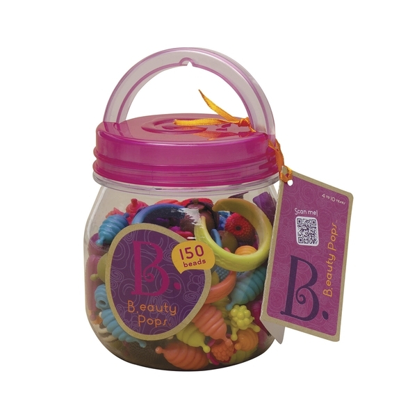 Набір для виготовлення прикрас Battat Поп-Арт, в банці, 150 деталей (BX1373Z) - Pampik - 7