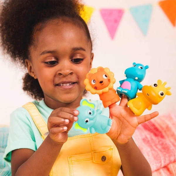 Набор кукол для пальчикового театра Battat Забавная компания (BX1740Z) - Pampik - 4