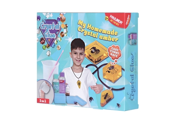 Набір для творчості Paulinda Crystal glue DIY Кулони 3 в 1 (PL-199607) - Pampik