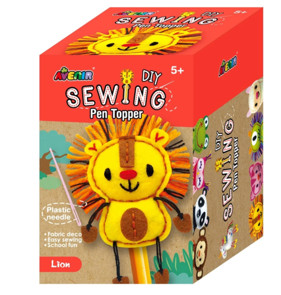 Набор для творчества Avenir Шитье топпера для ручки Лев (CH191696) - Pampik
