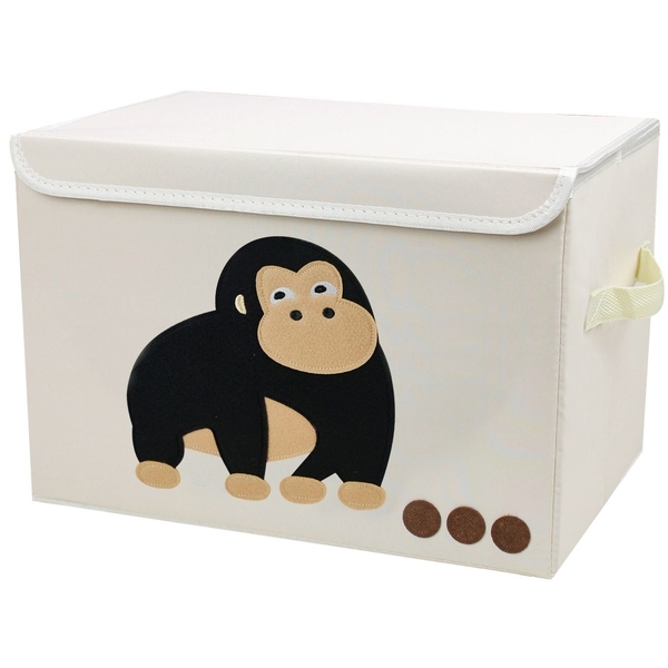 Короб складной с крышкой Handy Home Обезьяна, 48x30x30 см, бежевый (CH15) - Pampik