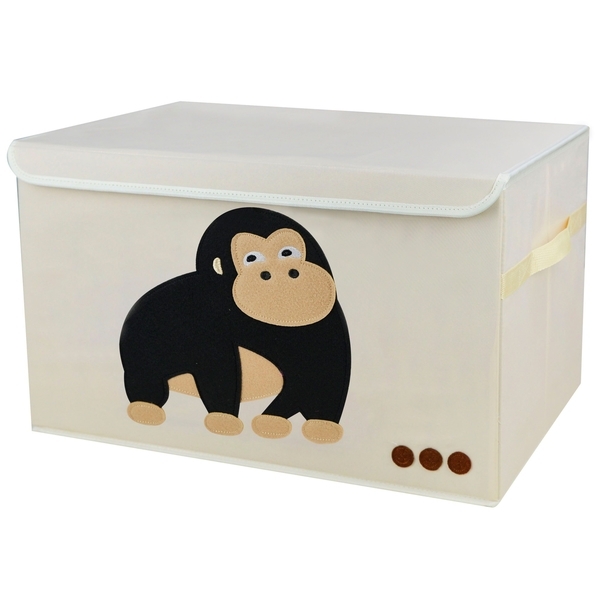 Короб складной с крышкой Handy Home Обезьяна, 38x26x26 см, бежевый (CH13) - Pampik