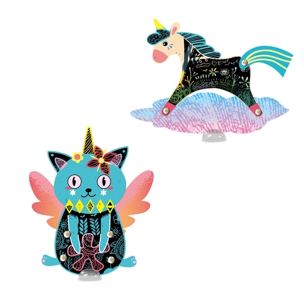 Набор для творчества скретч-арт Avenir Единорог (CH191683) - Pampik - 7