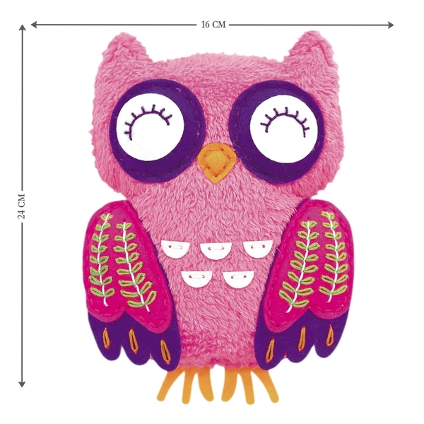 Набір для творчості Avenir Шиття іграшки Сова (CH1621) - Pampik - 3