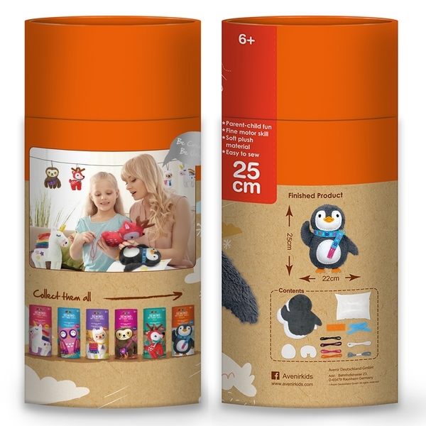 Набор для творчества Avenir Шитье игрушки Пингвин (CH1626) - Pampik - 2