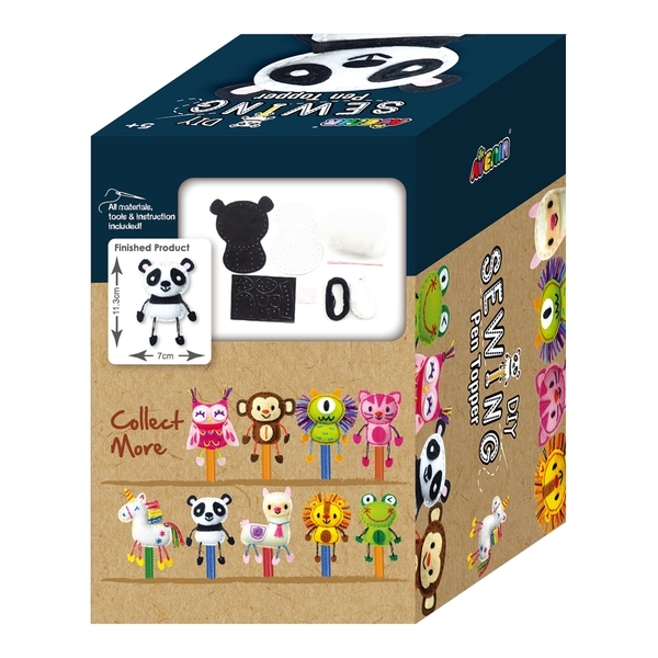 Набір для творчості Avenir Шиття Топпер для ручки Панда (CH191698) - Pampik - 2