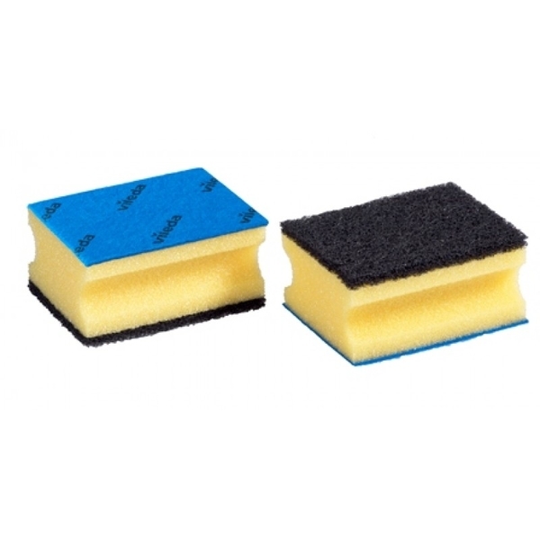 Губка кухонна Vileda Glitzi plus для каструль, 3 шт. - Pampik - 2