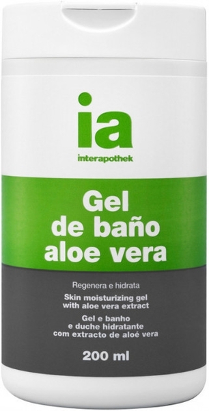 Освежающий гель для душа Interapothek с экстрактом Алое вера, 200 мл - Pampik