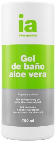 Освіжаючий гель для душу Interapothek з екстрактом Алое Вера, 750 мл - Pampik
