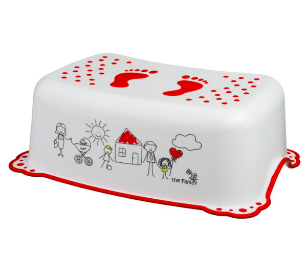 Подставка с резинками Maltex Семья, белый с красным (3910569) - Pampik