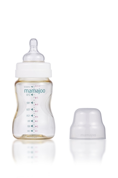 Бутылочка для кормления Mamajoo Gold М, 6+ мес., 250 мл, 2 шт. (MMJ1622) - Pampik - 2
