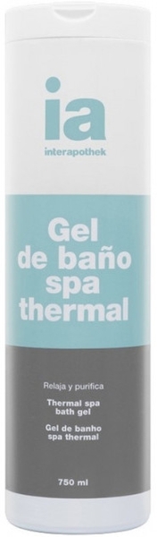 Гель для душа с эффектом SPA Interapothek с натуральным ароматом и с экстрактом малахита, 750 мл - Pampik