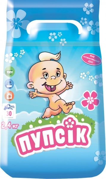 Пральний порошок з перших днів життя Карапуз Пупсик, 2,4 кг - Pampik