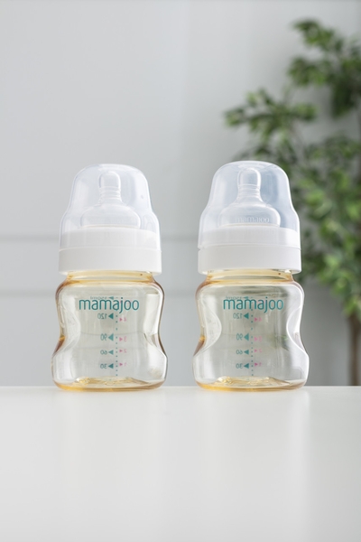 Пляшка для годування Mamajoo Gold S, 0+ міс., 150 мл, 2 шт. (MMJ1639) - Pampik - 2