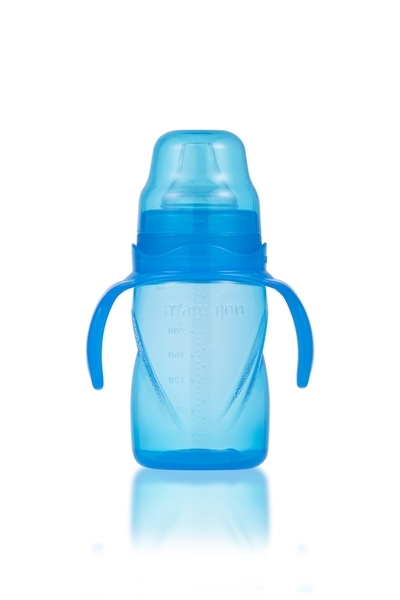 Поїльник-непроливайка з ручками Mamajoo, синій, 270 мл (MMJ2711) - Pampik
