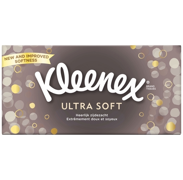 Серветки універсальні Kleenex Ultrasoft, в коробці, 72 шт. - Pampik - 2