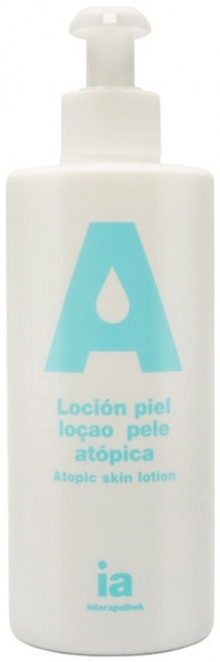 Молочко для тіла Interapothek з маслом ши, для атопічною шкіри, з дозатором, 400 мл - Pampik