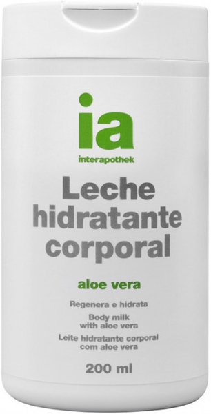 Зволожувальне молочко для тіла Interapothek з екстрактом Алое Вера, 200 мл - Pampik