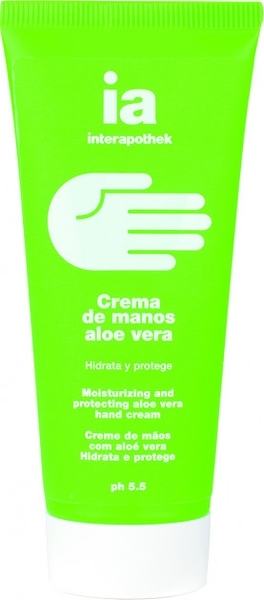 Крем для рук Interapothek з екстрактом Алое Вера, 100 мл - Pampik