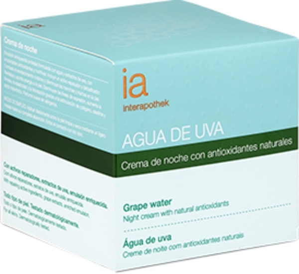 Нічний живильний крем Interapothek з Виноградною водою, 50 мл - Pampik