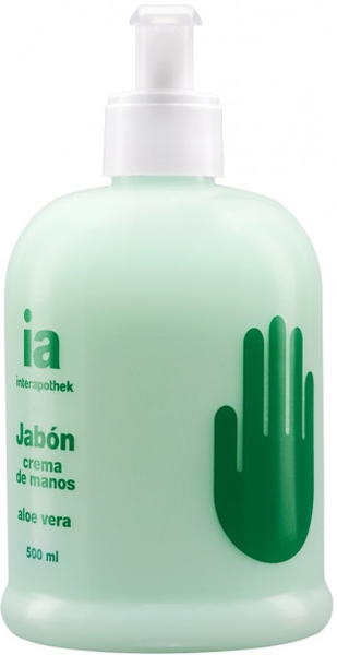 Крем-мыло для рук Interapothek с экстрактом Алоэ вера, 500 мл - Pampik