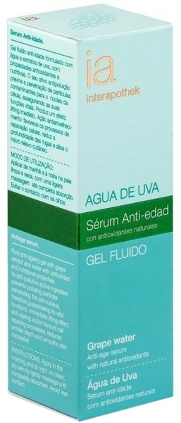 Сироватка для обличчя Interapothek Омолоджувальна з Виноградною водою, 30 мл - Pampik