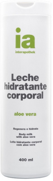 Зволожувальне молочко для тіла Interapothek з екстрактом Алое Вера, 400 мл - Pampik