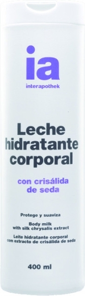 Зволожувальне молочко для тіла Interapothek з екстрактом шовку, 400 мл - Pampik