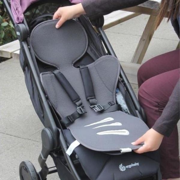 Дихаючий матрац Voksi Airflow liner Dark Grey, темно-сірий (11008785-DarkGrey) - Pampik - 2