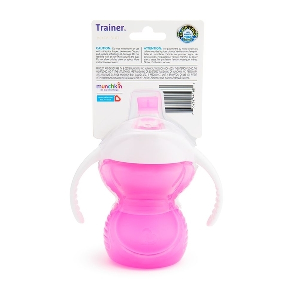 Поїльник-непроливайка Munchkin Chew Proof, 237 мл, рожевий (012291.02) - Pampik - 4