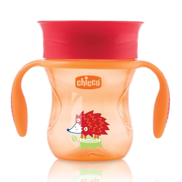 Поїльник-непроливайка Chicco Perfect Cup, 200 мл, помаранчевий (06951.30.02) - Pampik - 2