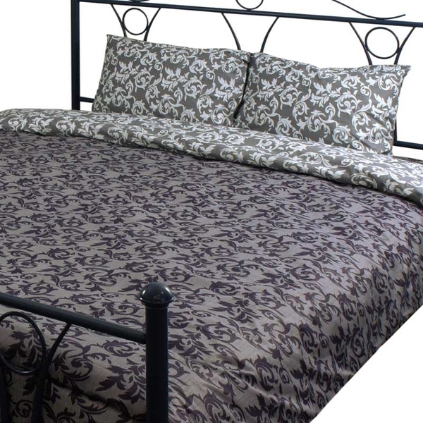 Комплект постельного белья Руно, бязь, 240х220 см, серый (845.114Г_40-0567 Grey) - Pampik