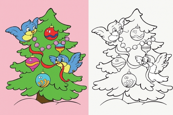 Подивись і розфарбуй. Новий рік - Pampik - 7