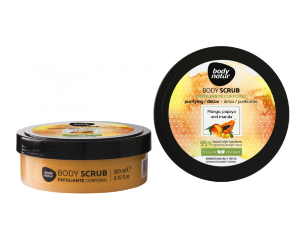 Скраб для тіла Body Natur Body scrub Mango, Papaya and Marula, 200 мл - Pampik - 2