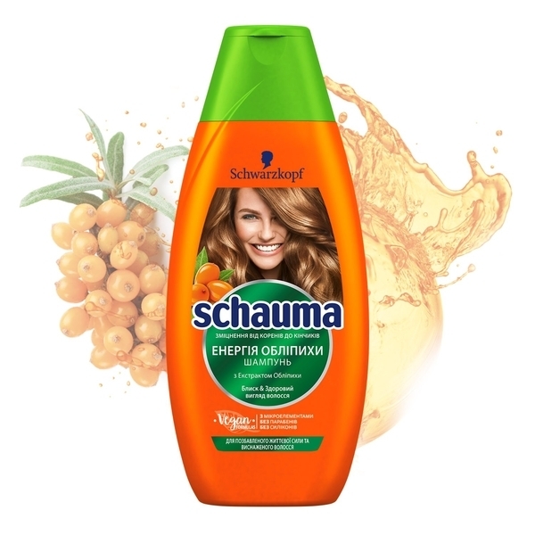 Шампунь Schauma Енергія обліпихи, 400 мл - Pampik - 2
