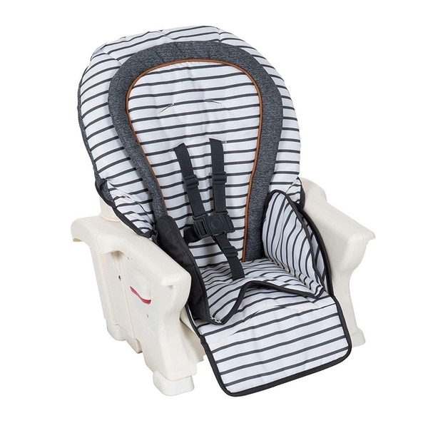 Стільчик для годування 3 в 1 Graco Table2Boost Brettons Stripes, синій в смужку (3K999BTSEU) - Pampik - 7