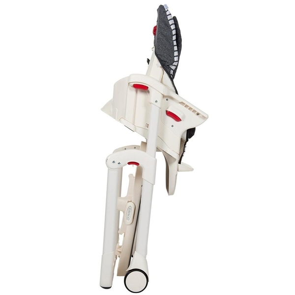 Стільчик для годування 3 в 1 Graco Table2Boost Brettons Stripes, синій в смужку (3K999BTSEU) - Pampik - 4