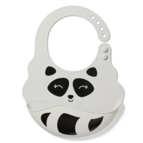 Нагрудник BabyOno Єнот, сірий (829/01) - Pampik