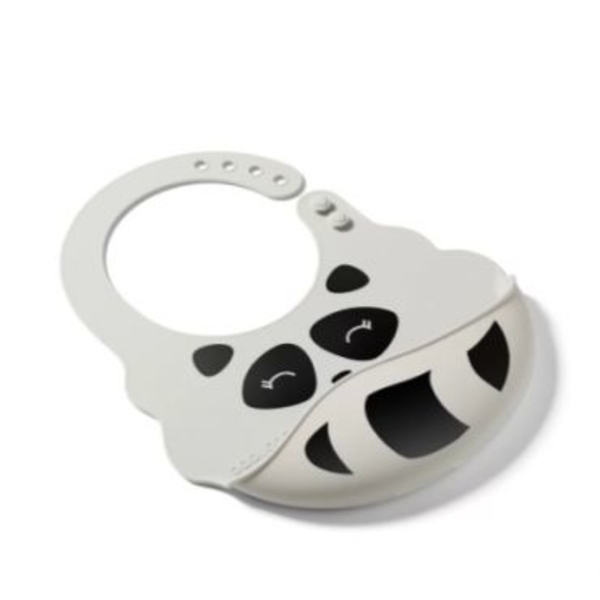 Нагрудник BabyOno Єнот, сірий (829/01) - Pampik - 2