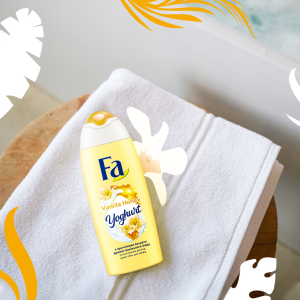 Гель для душа Fa Ванильный мед, 250 мл - Pampik - 2