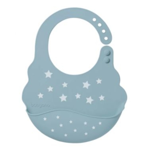 Нагрудник BabyOno Звезды, синий (829/05) - Pampik