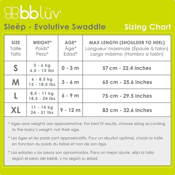 Пеленальний костюм 3-в-1 bbluv™ Sleëp Evolutive, р.XL (B0136-XL) - Pampik - 8