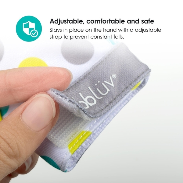 Рукавичка для прорізування зубів bbluv™ Glüv, салатовий (B0150-L) - Pampik - 4