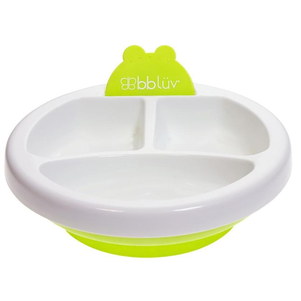 Тарілка для годування з підігрівом bbluv™ Platö, салатовий (B0107-L) - Pampik