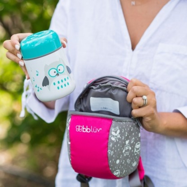 Термоконтейнер для харчових продуктів із ложкою BBluv Foöd (B0122-A) - Pampik - 5